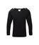 Picture of V-Neck Crew Pullover Black